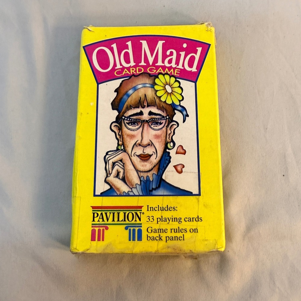 Vintage Pavilion Old Maid Card Game 1992 Toys R Us Item 3229 33 Cards